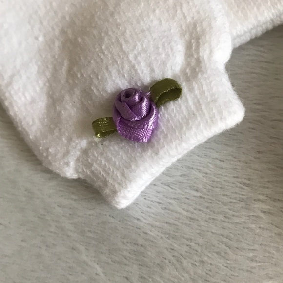 Deluxe Newborn Baby Girl 3 piece Bow Beanie Set - Picture 8 of 9